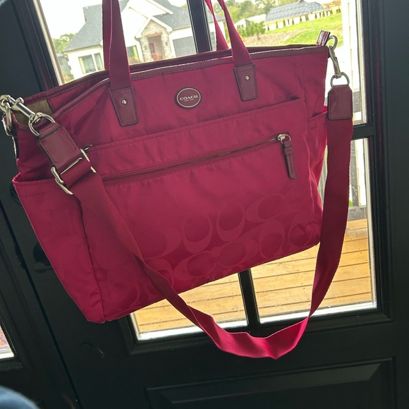Coach Diaper Bag - Picture 1 of 6